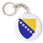 Bosnia and Herzegovina Coat of Arms Keychain