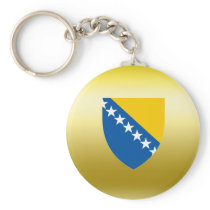 Bosnia and Herzegovina Coat of Arms Keychains
