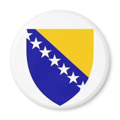 Bosnia and Herzegovina Coat of Arms Magnet by the_little_gift_shop