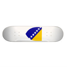 Bosnia And Herzegovina Coat Of Arms Skate Decks