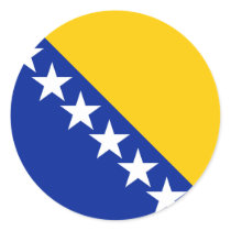 Bosnia and Herzegovina Flag BA Stickers
