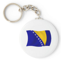 Bosnia and Herzegovina Flag Keychain