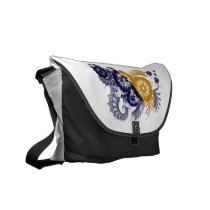 Bosnia and Herzegovina Flag Courier Bags