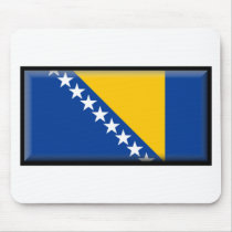 Bosnia and Herzegovina Flag mousepads