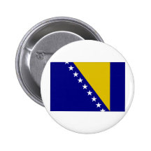 Bosnia and Herzegovina Flag Pinback Button