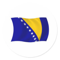 Bosnia and Herzegovina Flag Sticker