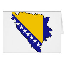Bosnia and Herzegovina map BA Cards