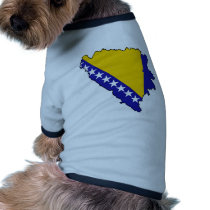 Bosnia and Herzegovina map BA Doggie Shirt