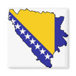 Bosnia and Herzegovina map BA magnets