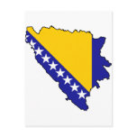 Bosnia and Herzegovina map BA Postcards