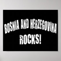 Bosnia and Herzegovina Rocks! Poster