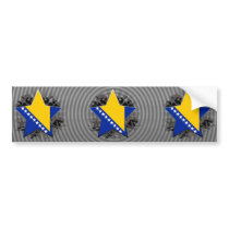 Bosnia and Herzegovina Star Bumper Stickers