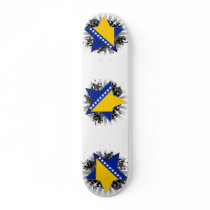 Bosnia and Herzegovina Star Skate Board Deck
