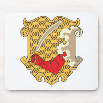 Bosnia Coat of Arms (1800's) mousepads by FlagTshirts Bosnia Coat of Arms (1800's) mousepads