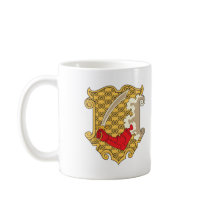 Bosnia Coat of Arms (1800's) mugs by FlagTshirts Bosnia Coat of Arms (1800's) mugs