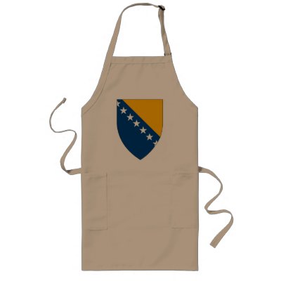 Bosnia Coat of Arms Apron by FlagTshirts