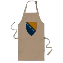 Bosnia Coat of Arms Apron by FlagTshirts Bosnia Coat of Arms Apron