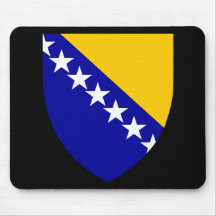 bosnia emblem mousepad
