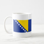 Bosnia Herzegovina Flag Map Classic Mug