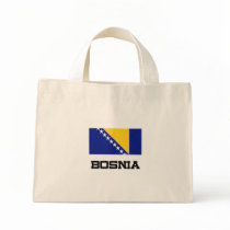 Bosnia Flag Canvas Bags