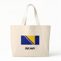 Bosnia Flag Canvas Bags
