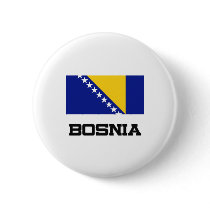 Bosnia Flag Pinback Buttons