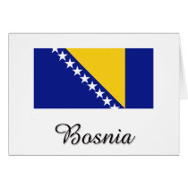 Bosnia Flag Design Card