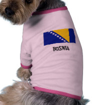 Bosnia Flag pet clothing by flagshirt Bosnia Flag pet clothing
