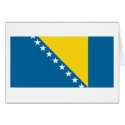 Bosnia Flag Greeting Card