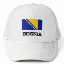 Bosnia Flag Mesh Hats