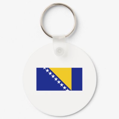 Bosnia FLAG International Keychain by flagshirt