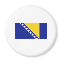 Bosnia FLAG International Refrigerator Magnet