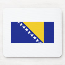 Bosnia FLAG International Mouse Pad
