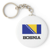 Bosnia Flag Key Chain