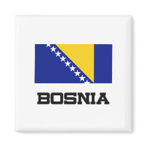 Bosnia Flag magnets by tshirtshirts Bosnia Flag magnets
