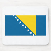 Bosnia Flag Mousepad