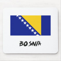 Bosnia Flag Mouse Mats
