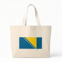 Bosnia Flag Tote Bag by FlagTshirts Bosnia Flag Tote Bag