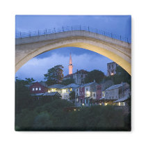 Bosnia-Hercegovina - Mostar. The Old Bridge 2 Fridge Magnets