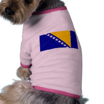Bosnia Herzegovina Flag pet clothing by coolcountry Bosnia Herzegovina Flag pet clothing