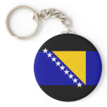 Bosnia Herzegovina Flag Keychain