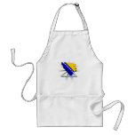 Bosnia Herzegovina Flag Map 2.0 Aprons