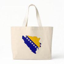 Bosnia Herzegovina flag map Bag