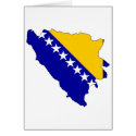 Bosnia Herzegovina flag map cards by FlagStore Bosnia Herzegovina flag map cards