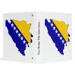 Bosnia Herzegovina Flag Map full size binders