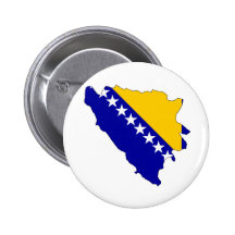 Bosnia Herzegovina Flag Map full size Buttons