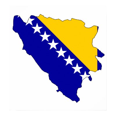 maps of bosnia and herzegovina. Bosnia Herzegovina Flag Map