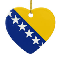 Bosnia-Herzegovina flag Christmas Tree Ornaments