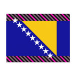 Bosnia Herzegovina Flag Postcard