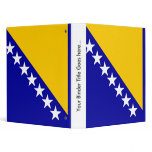 Bosnia Herzegovina High quality Flag Vinyl Binder